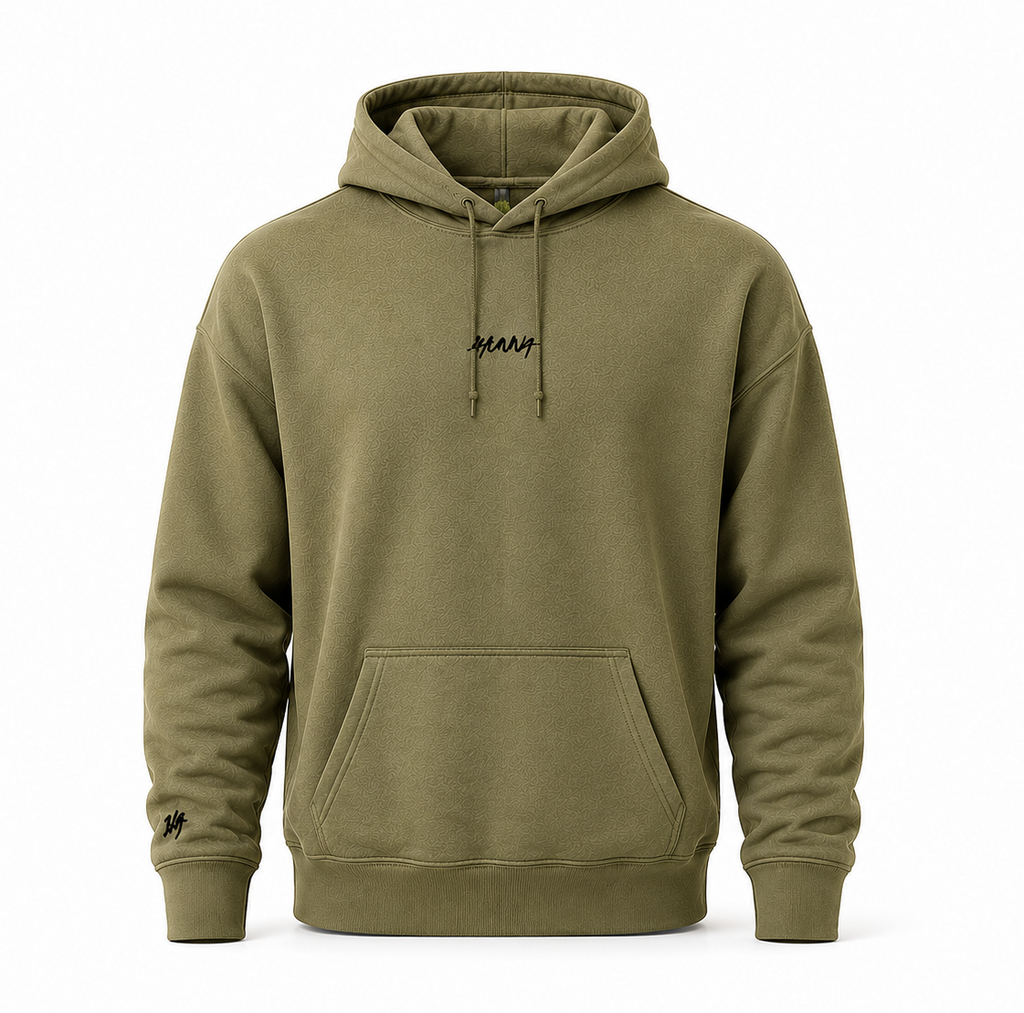 Heavyweight Hoodie - Military Green | 1HUNNA
