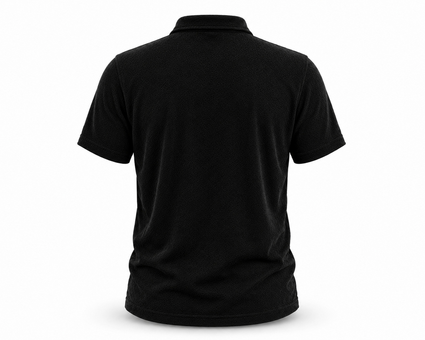 Premium Terry Polo -  Black | 1HUNNA