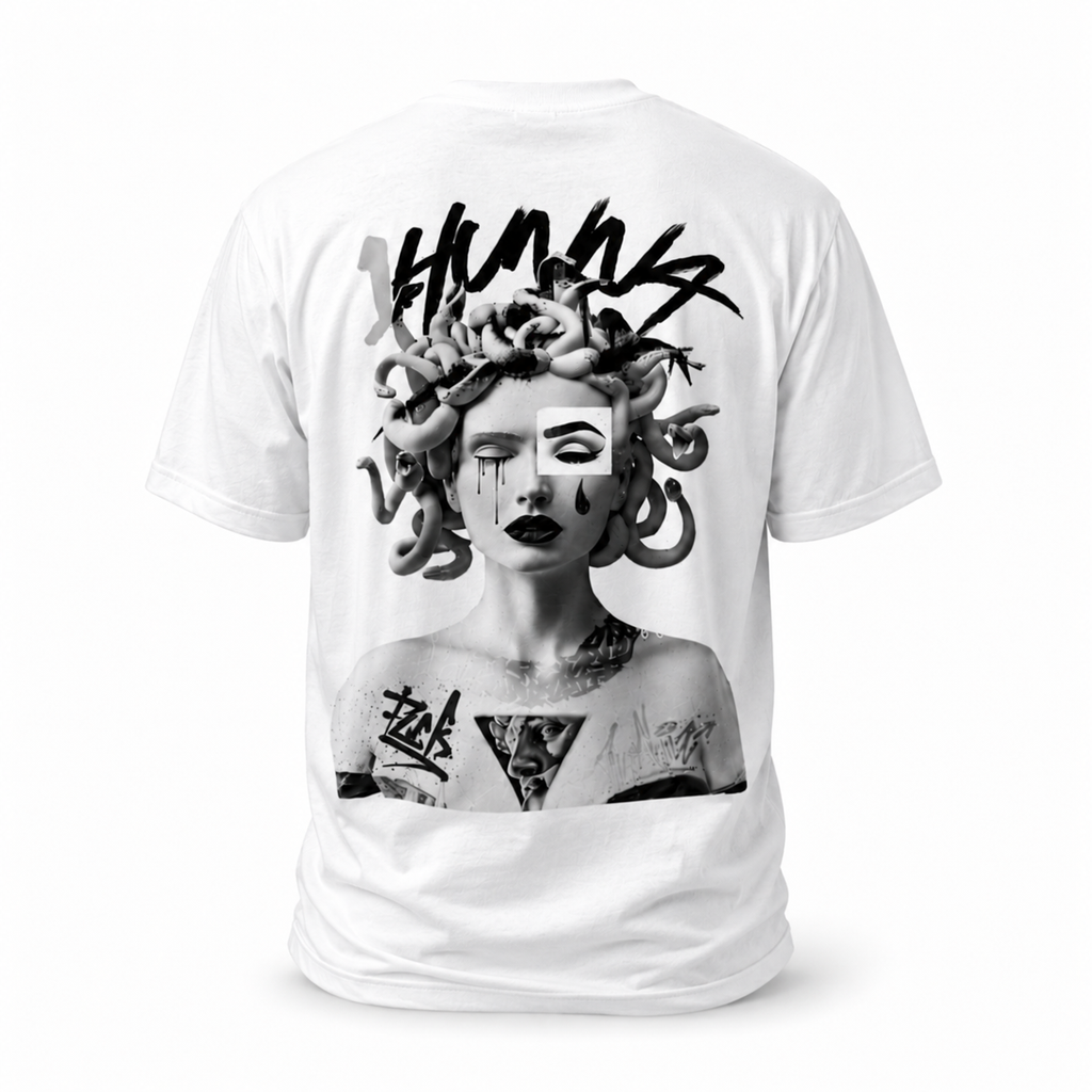 Gallery 005 Queen of Curses T-shirt - White | 1HUNNA