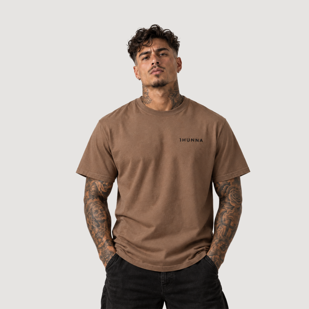 Signature Real Eyes T-shirt - Brown