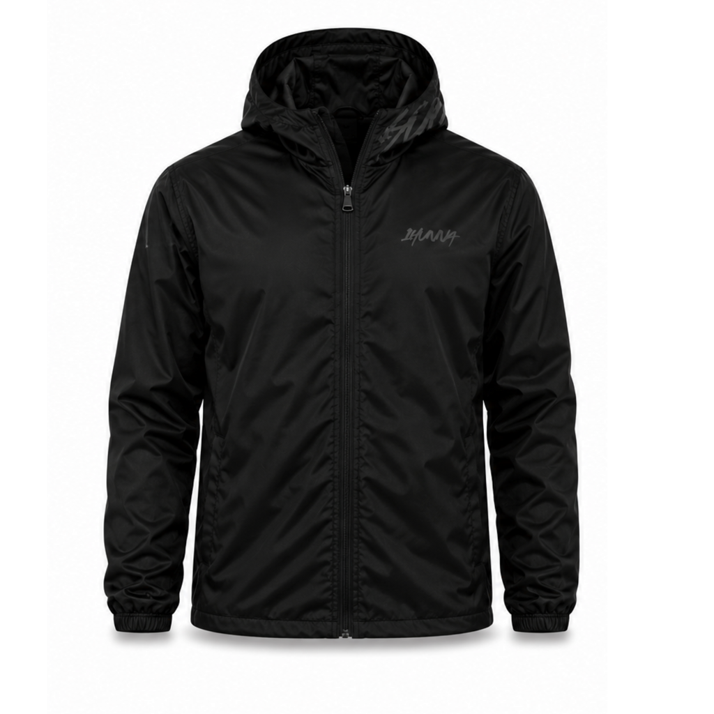 Ghost Windbreaker Premium Essential - Black |  1HUNNA