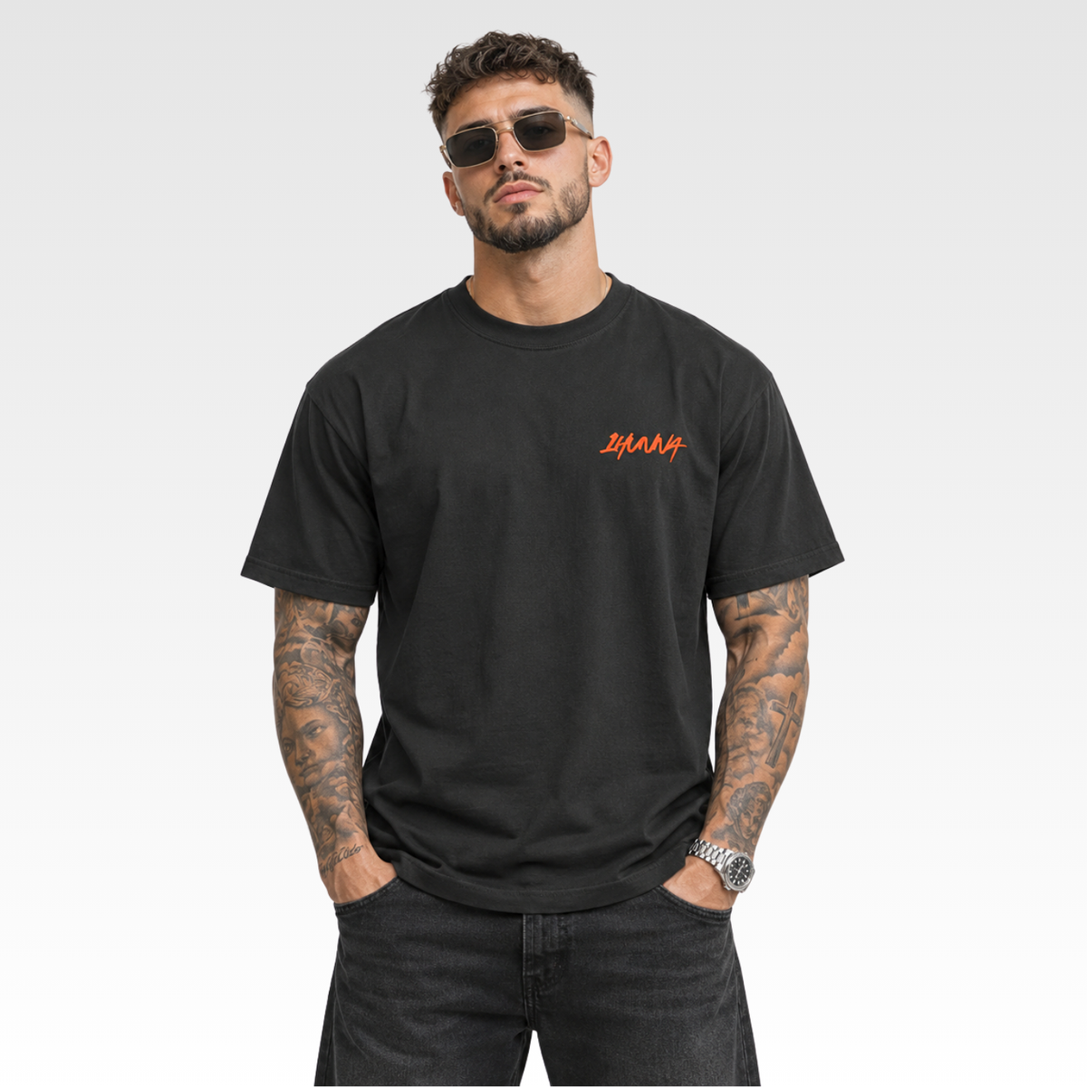 Gallery 001 Faith Over Fear T-Shirt or Hoodie – Black