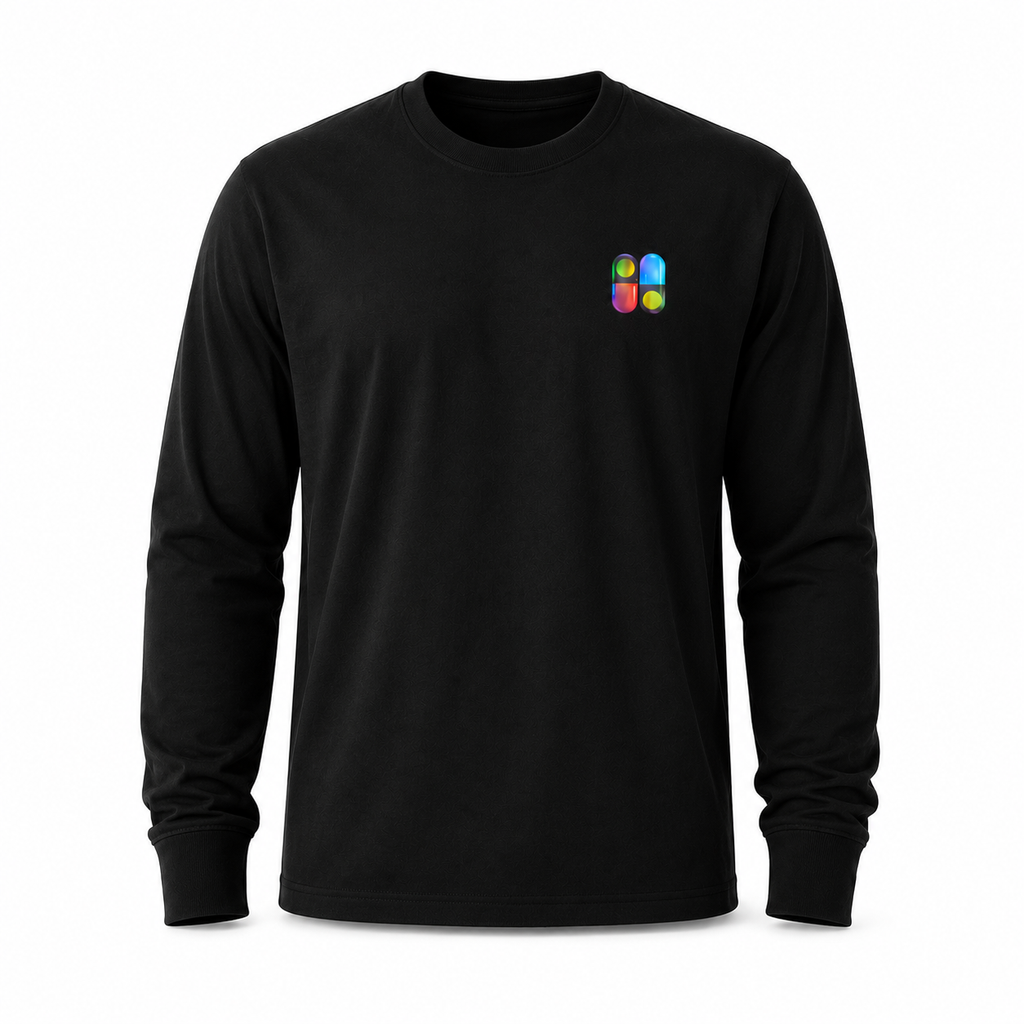 Narcotics Elevated Longsleeve T-shirt - Black |  1HUNNA