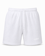 Premium Terry Shorts -  White | 1HUNNA