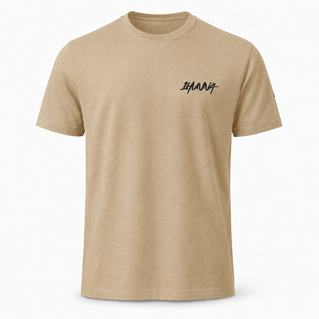 Casual Heavyweight T-shirt - Kahki | 1HUNNA