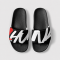 Signatures 001 Pool Slides - Black | 1HUNNA