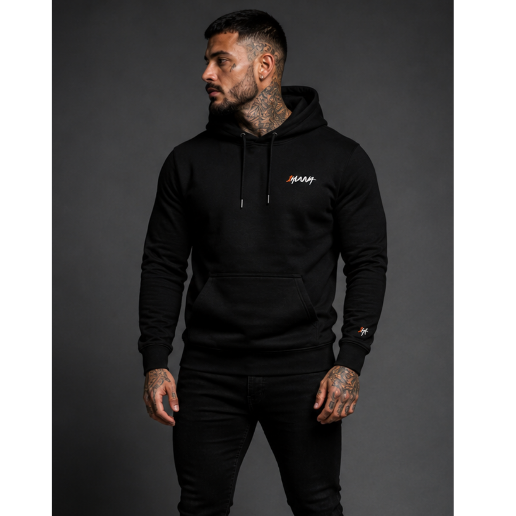 Gallery 001 Hoodie Faith Over Fear  - Black | 1HUNNA