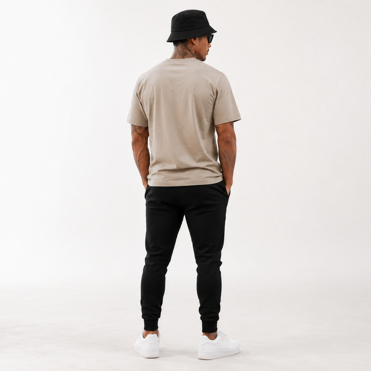 Old School Bucket Hat – Black | 1HUNNA