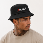 Old School Bucket Hat – Black | 1HUNNA