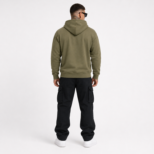 Casual Heavyweight Hoodie - Military Green | 1HUNNA