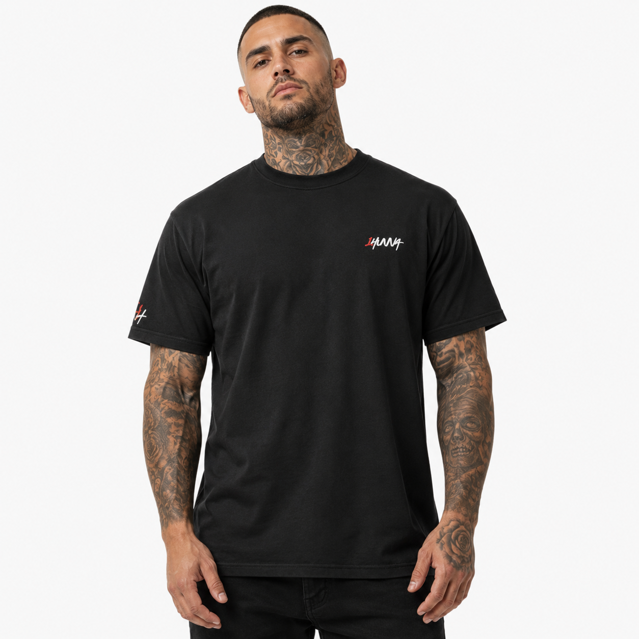 Gallery 001 Faith Over Fear T-shirt - Black | 1HUNNA