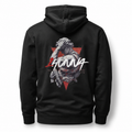 Fallen Angel Hoodie  - Black |  1HUNNA