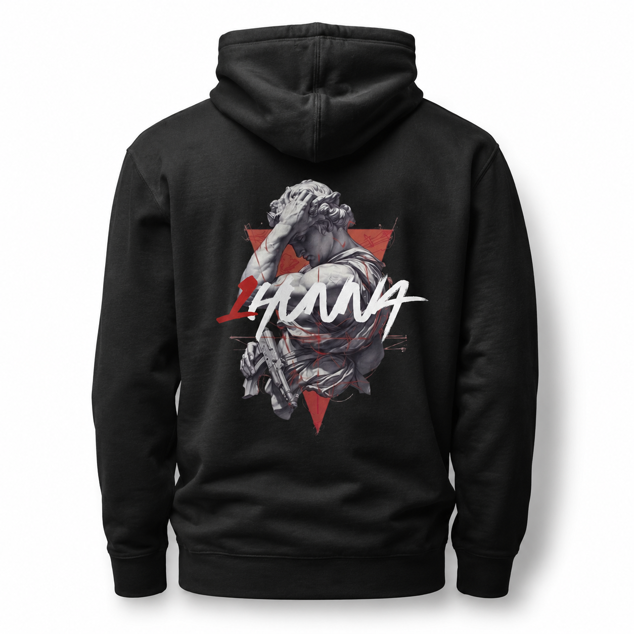Fallen Angel Hoodie  - Black |  1HUNNA