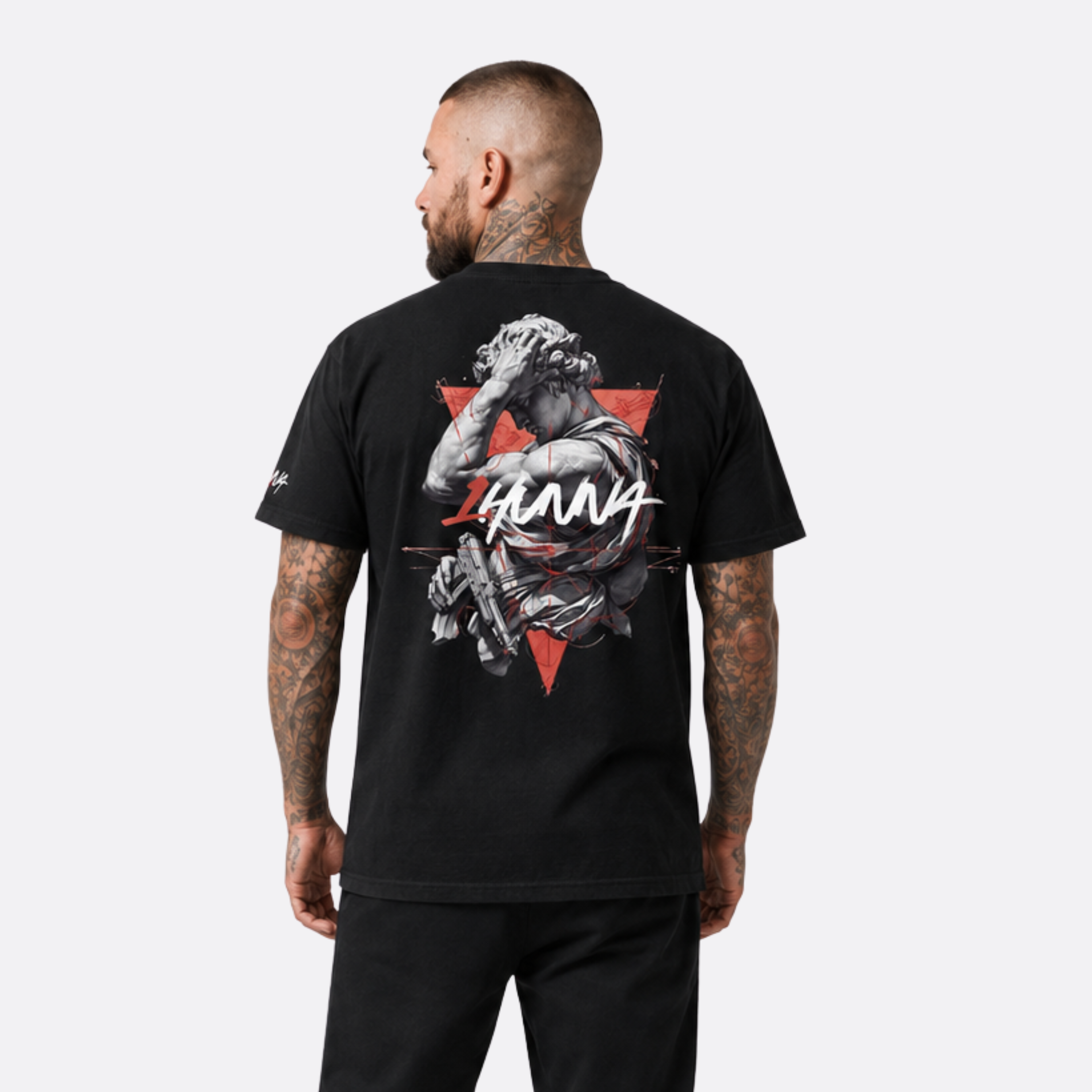 Gallery 001 Fallen Angel T-shirt - Black | 1HUNNA