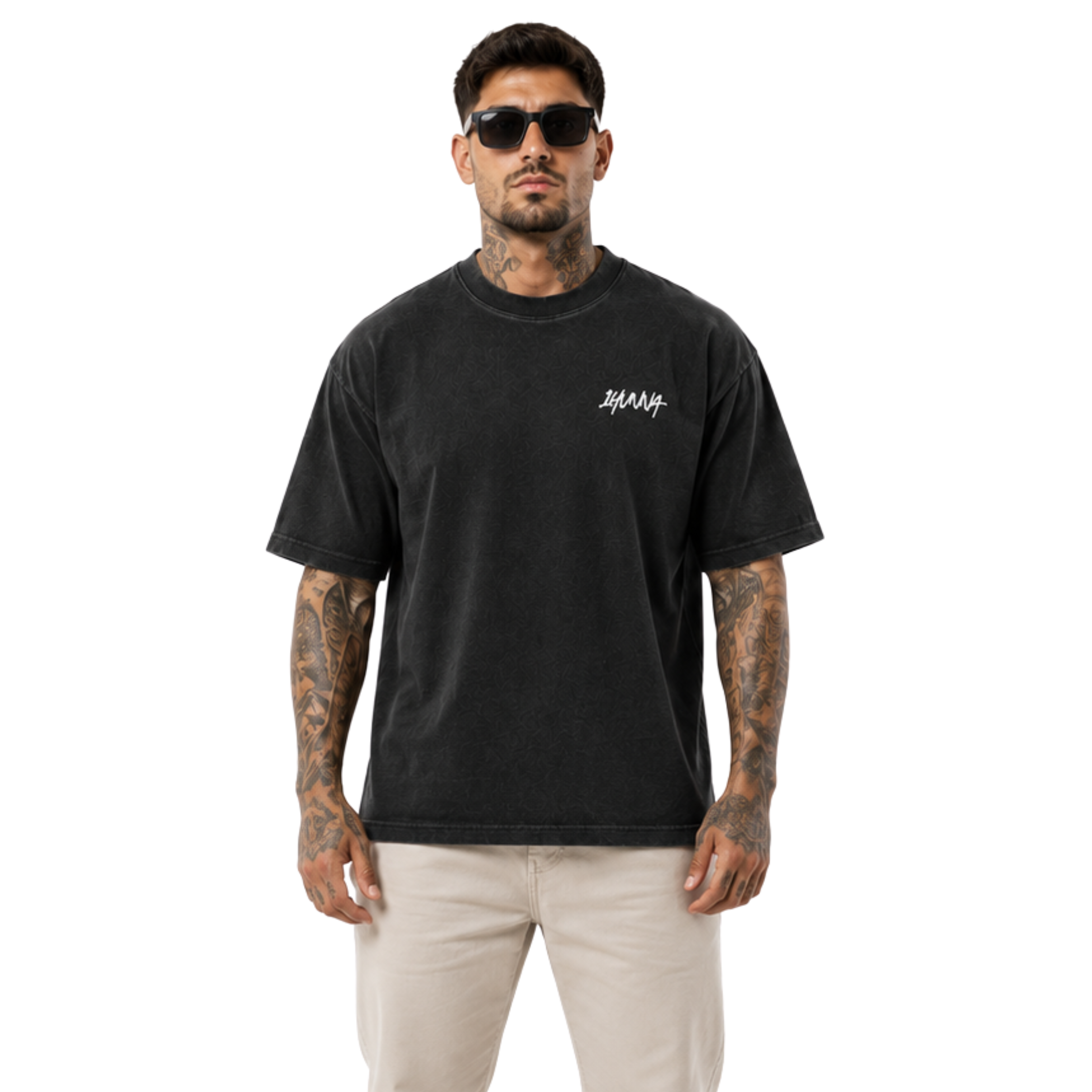 Heavyweight T-Shirt – Vintage Black | 1HUNNA