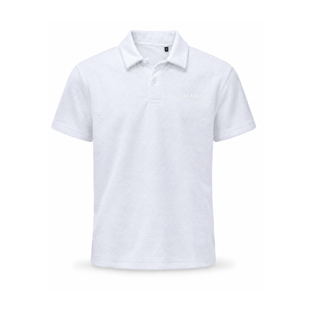Premium Terry Polo - Black | 1HUNNA