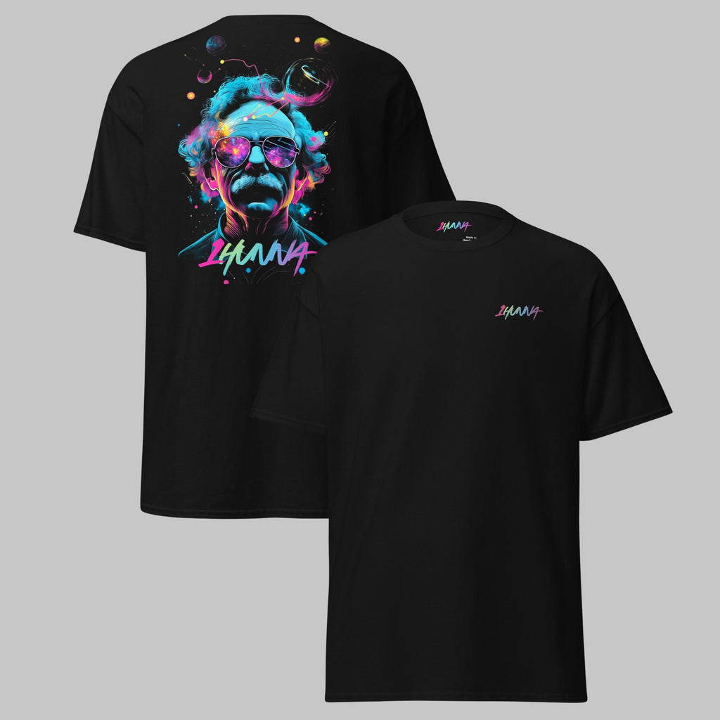 1H Genius Einstein - T-shirt – Zwart