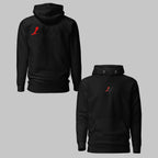 1H Hoodie Ghost Collection - Men - Zwart