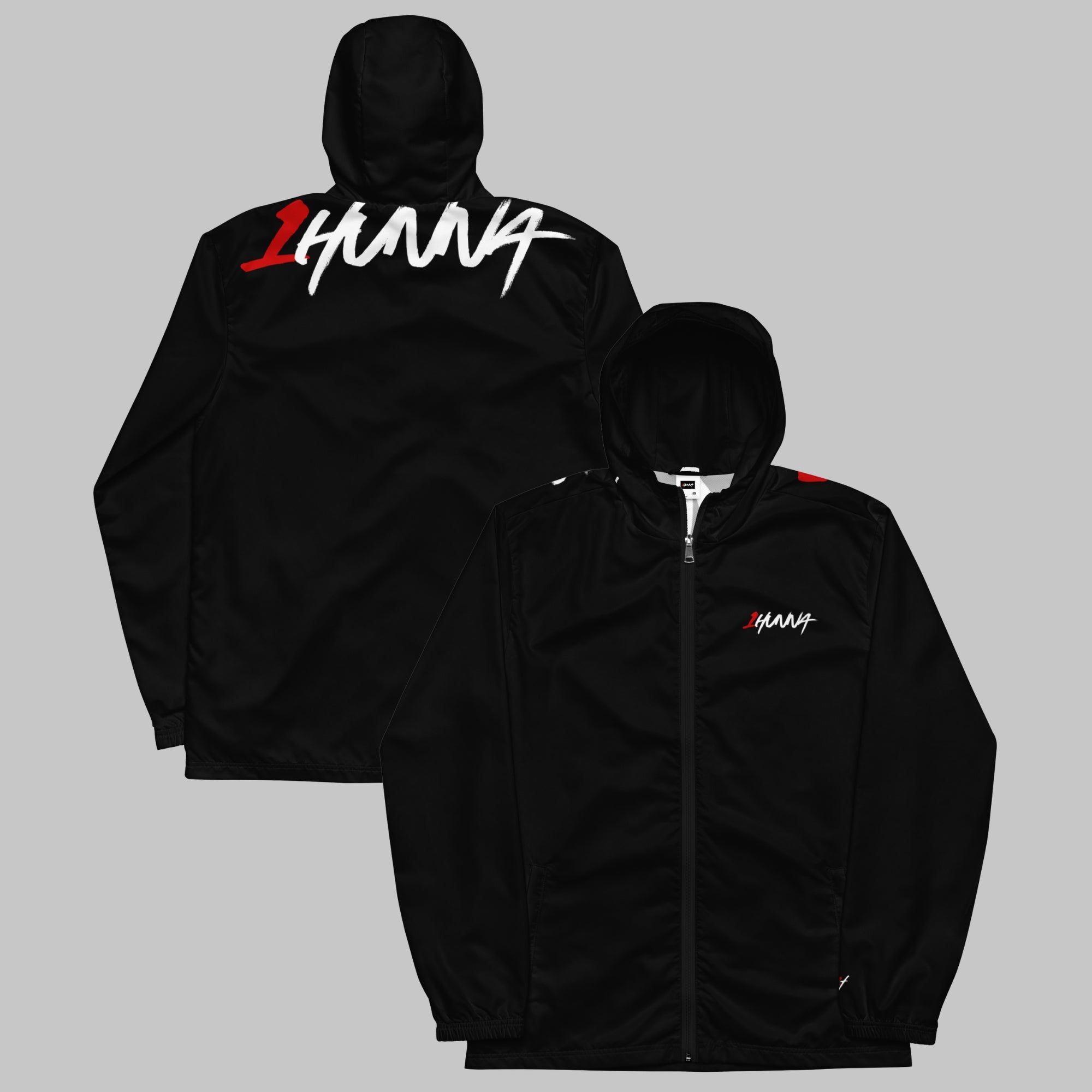 1H Windbreaker Essential - Men - Zwart