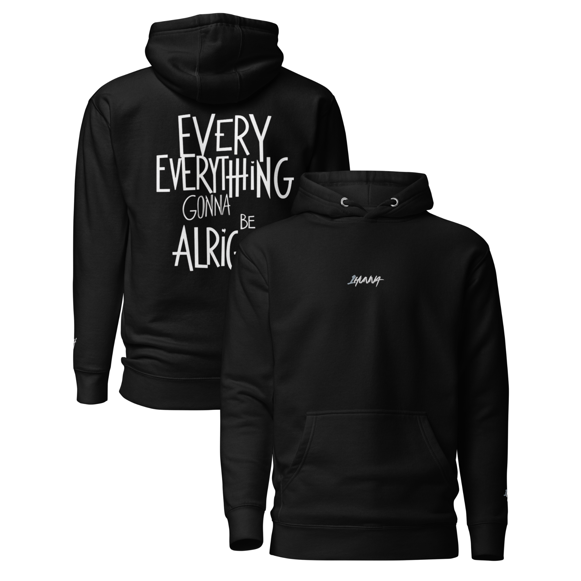 1HUNNA  Dont Worrie 003 HoodIe - Ethos