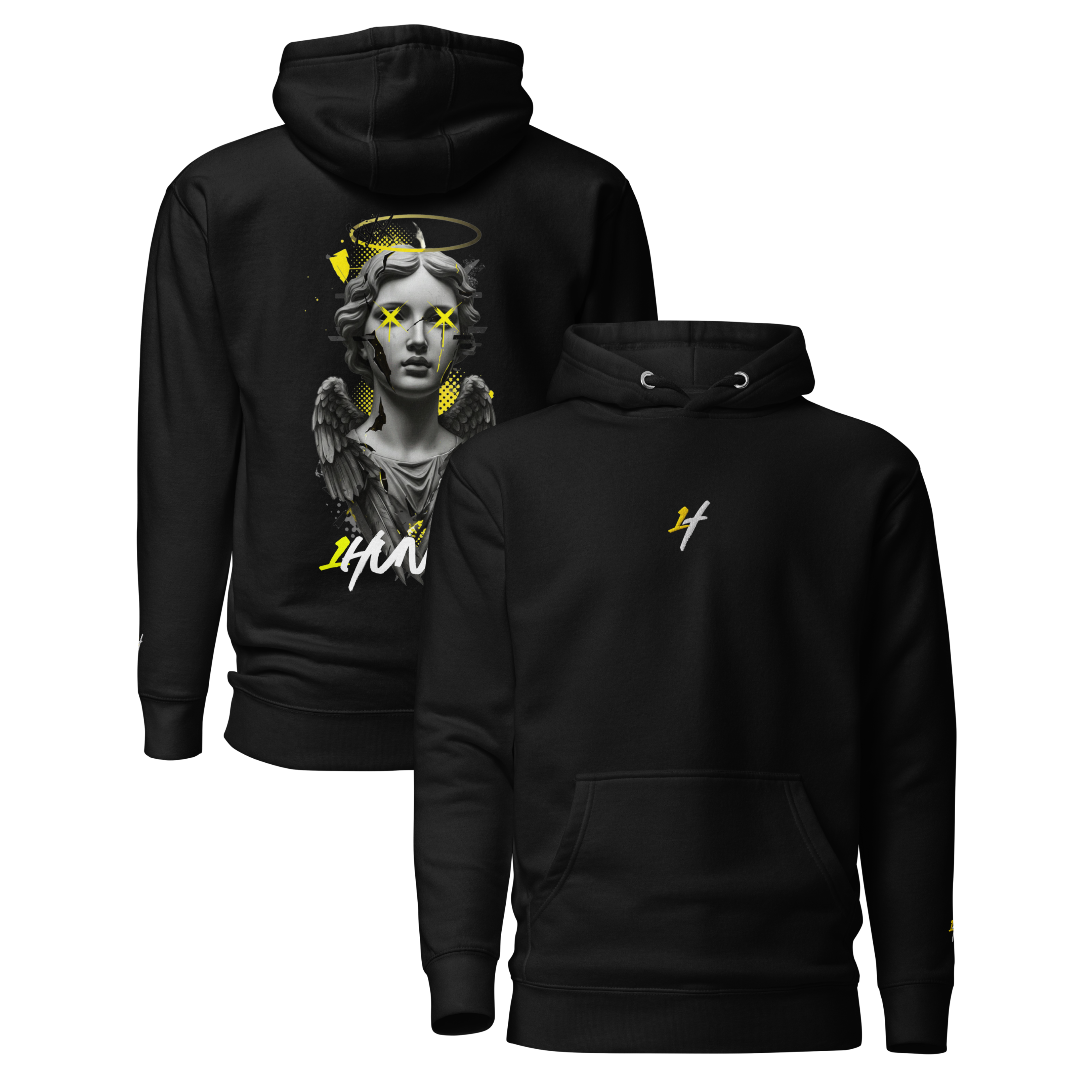 1HUNNA Gallery 002 Hoodie  - Chaotic Angel