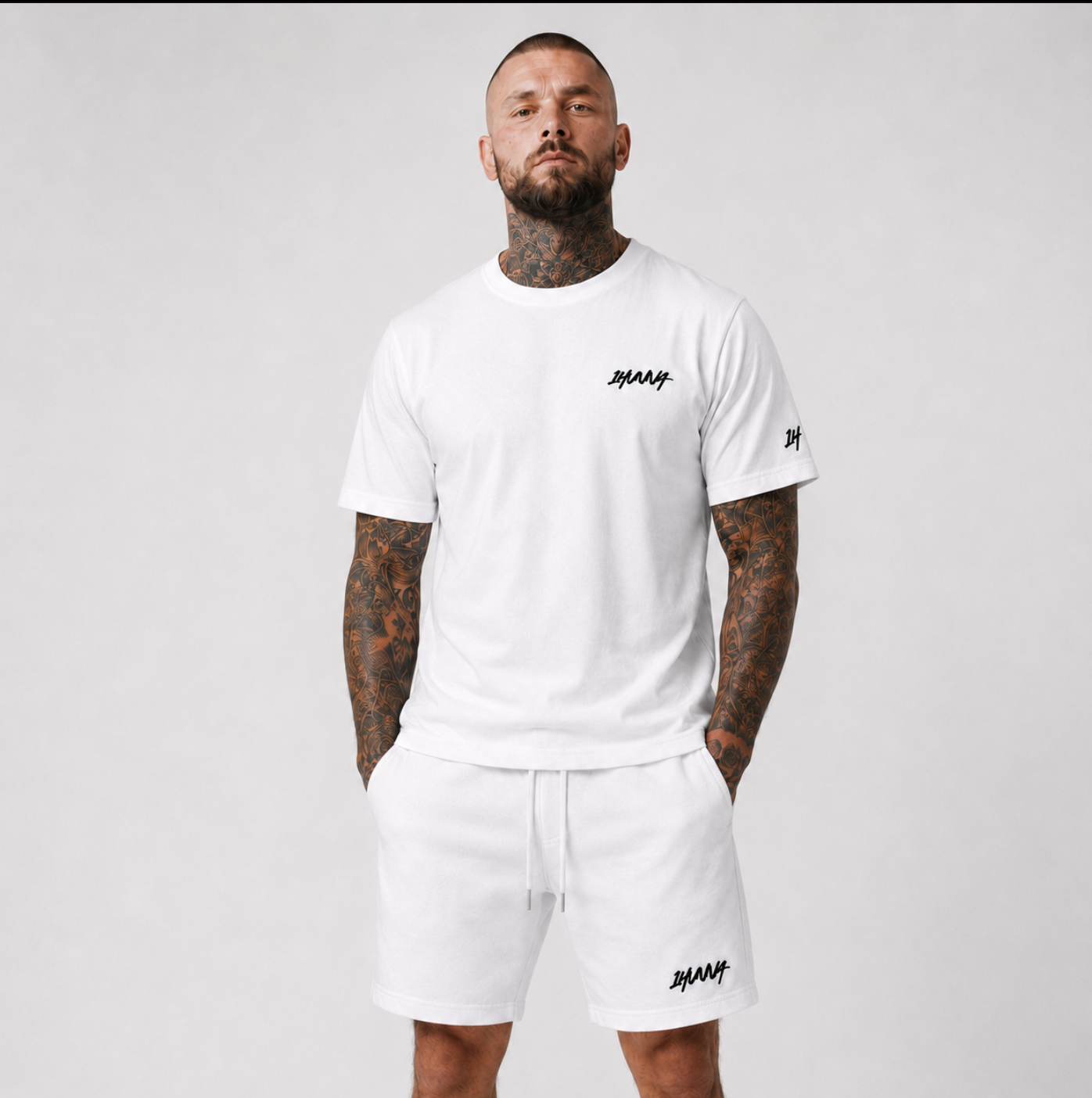 Casuals Heavyweight (306.8 g/m²) T-shirt -  White |  1HUNNA