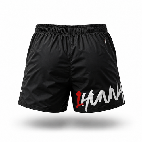Athletic Shorts Signature 001 - Black  | 1HUNNA