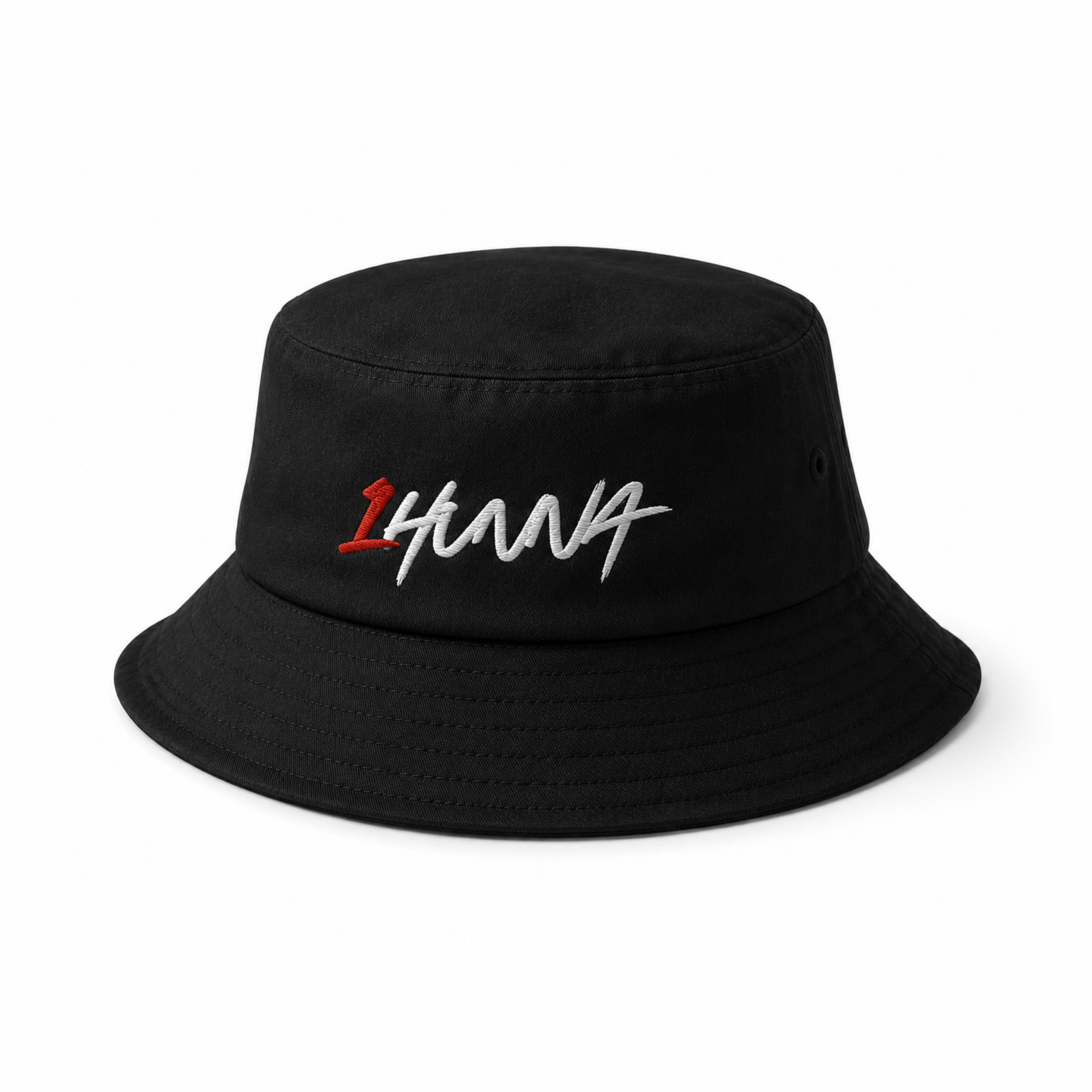 Old School Bucket Hat – Black | 1HUNNA
