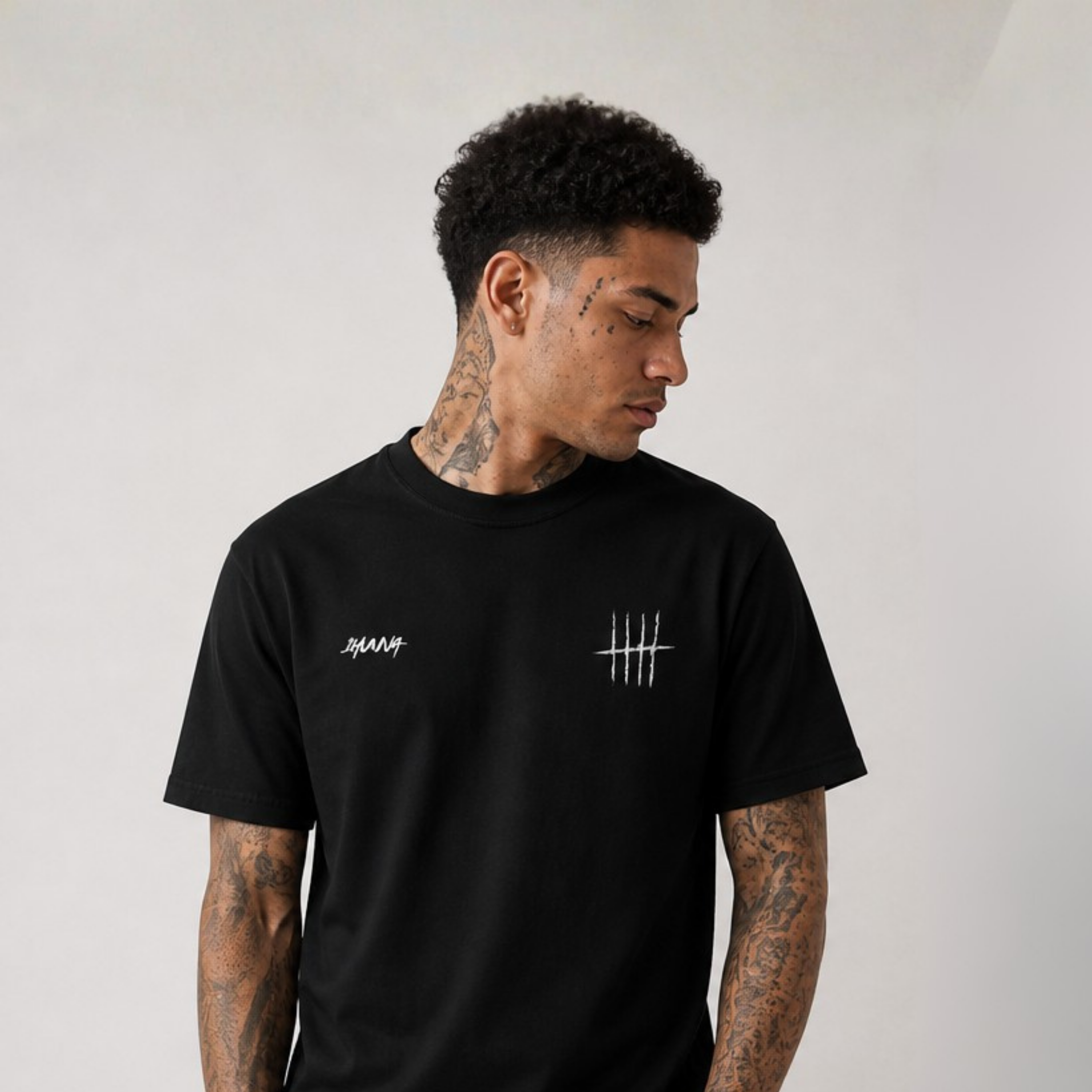 Narcotics Powder T-shirt - Black | 1HUNNA