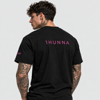 Casual 1HUNNA Pink T-Shirt – Black