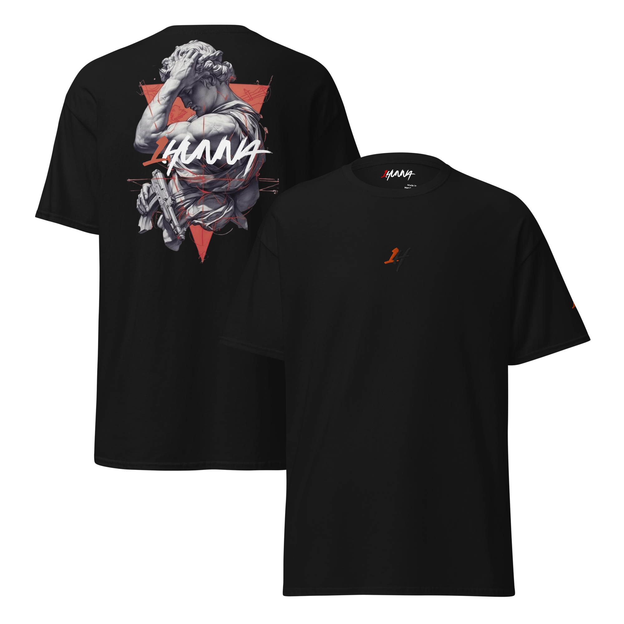 1HUNNA Fallen Angel 002 T-shirt - Gallery